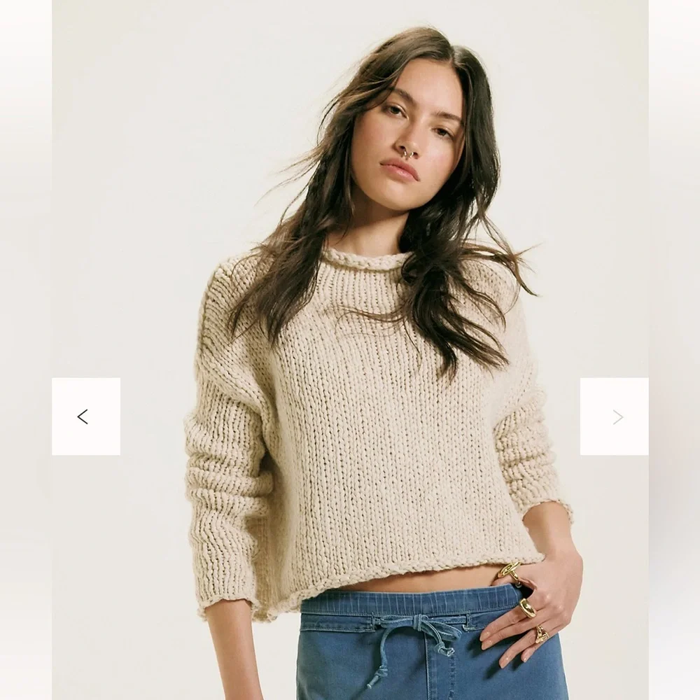 Free People Opal Rollneck Knit Sweater M - Picture 2 of 6